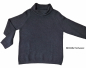 Preview: Alpaka Round-Ausschnitt Knopen-Strick Pullover für Damen oder Herren